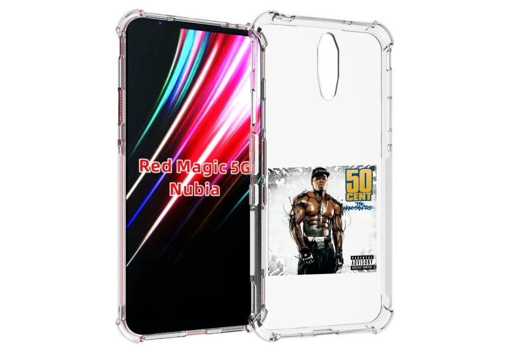 Чехол MyPads 50 Cent - The Massacre для ZTE Nubia Red Magic 1 5G