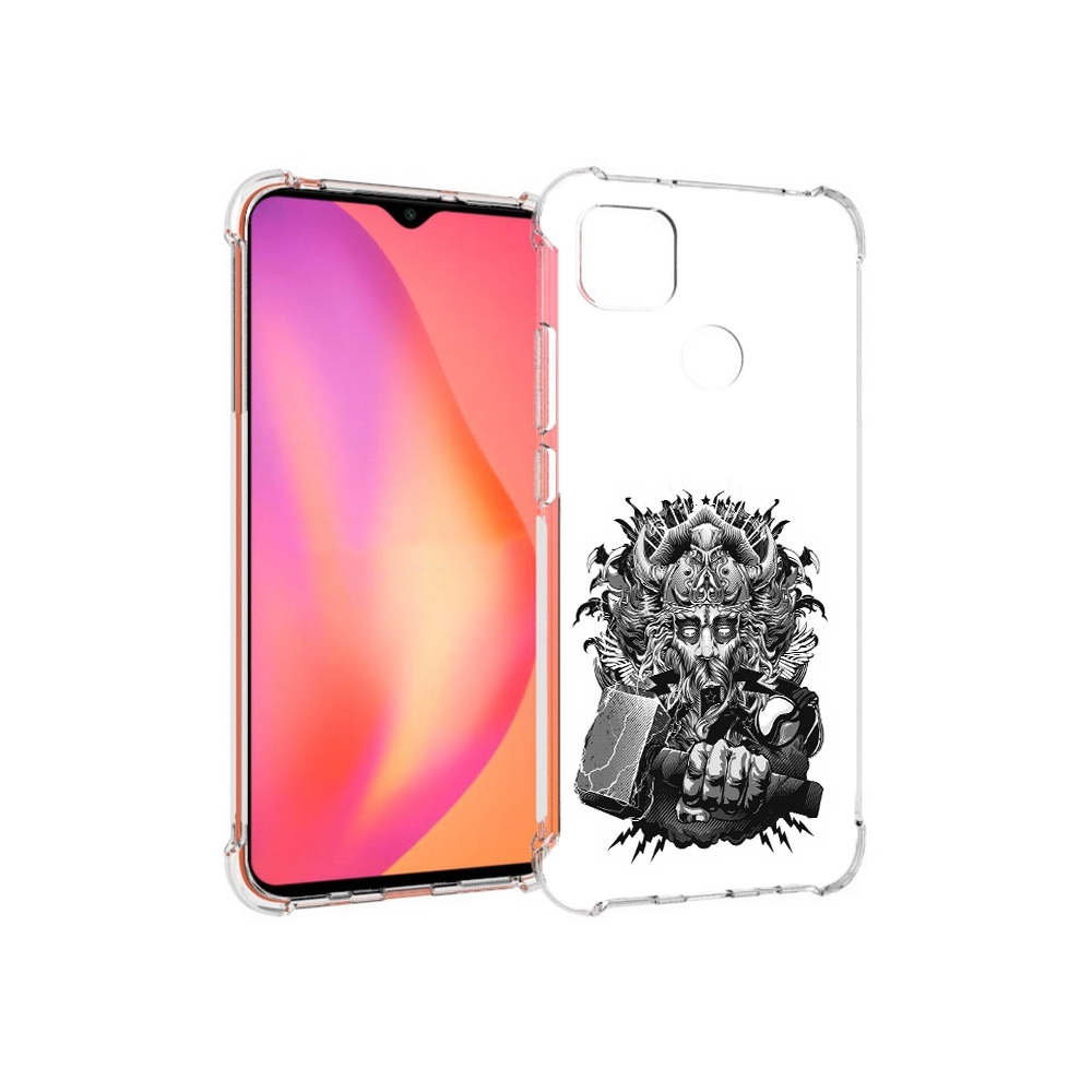 

Чехол MyPads Tocco для Xiaomi Redmi 9C злой тор (PT152115.265.363), Прозрачный, Tocco