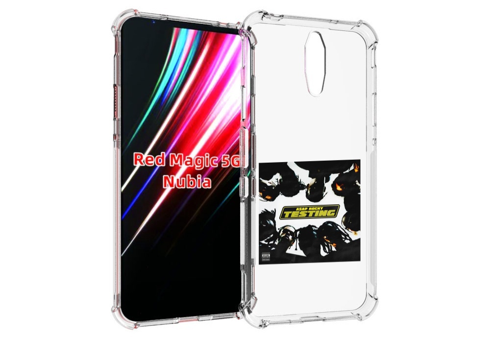 

Чехол MyPads ASAP Rocky - TESTING для ZTE Nubia Red Magic 1 5G, Прозрачный, Tocco