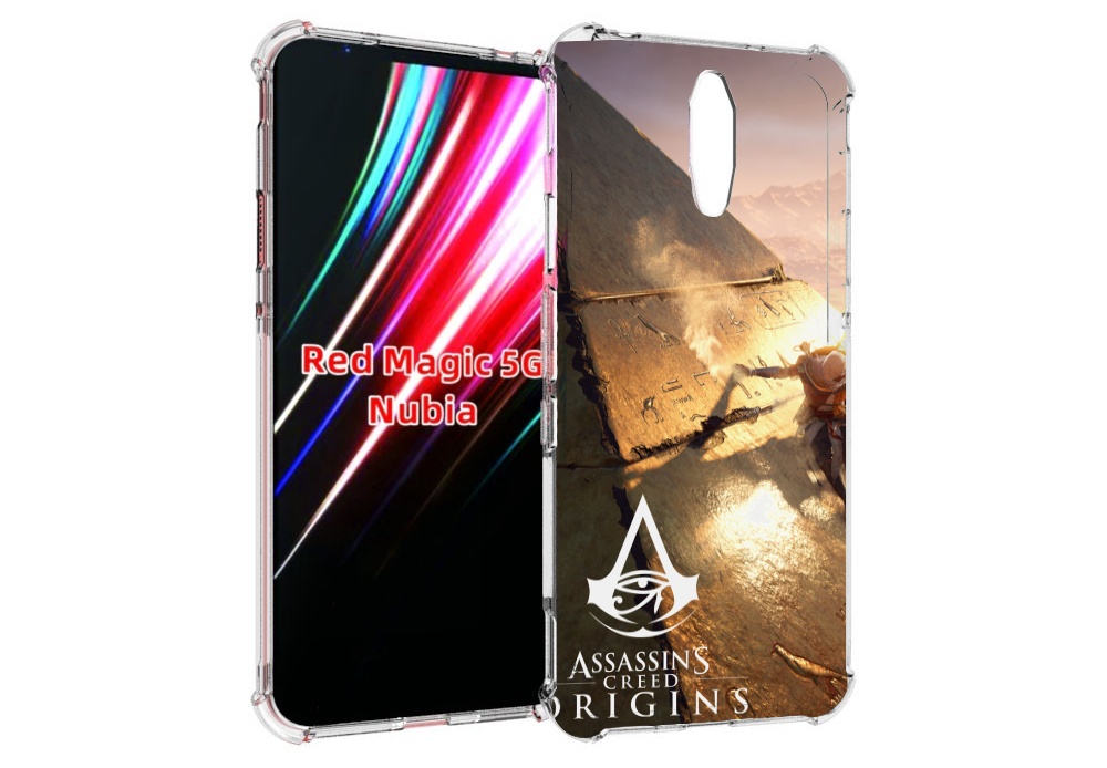

Чехол MyPads Assassin's Creed Origins для ZTE Nubia Red Magic 1 5G, Прозрачный, Tocco