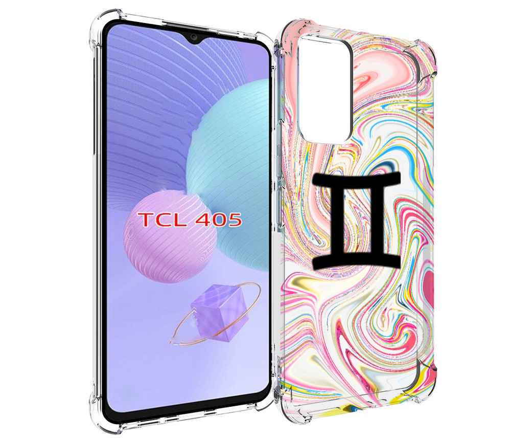 

Чехол MyPads знак зодиака близнецы 2 для TCL 405, Tocco