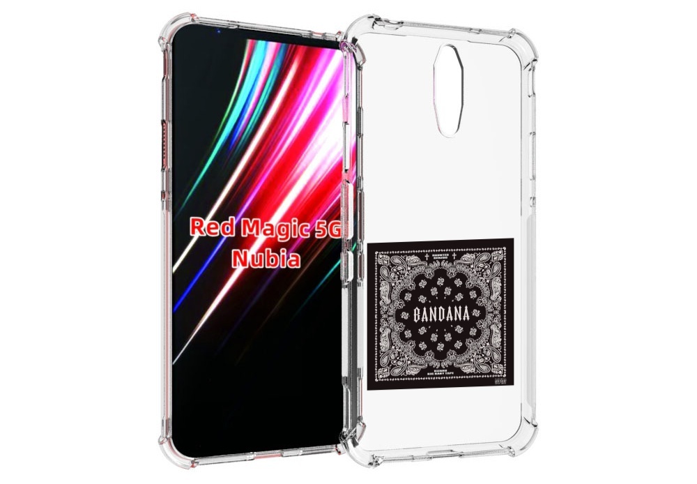 

Чехол MyPads Bandana I Big Baby Tape для ZTE Nubia Red Magic 1 5G, Прозрачный, Tocco