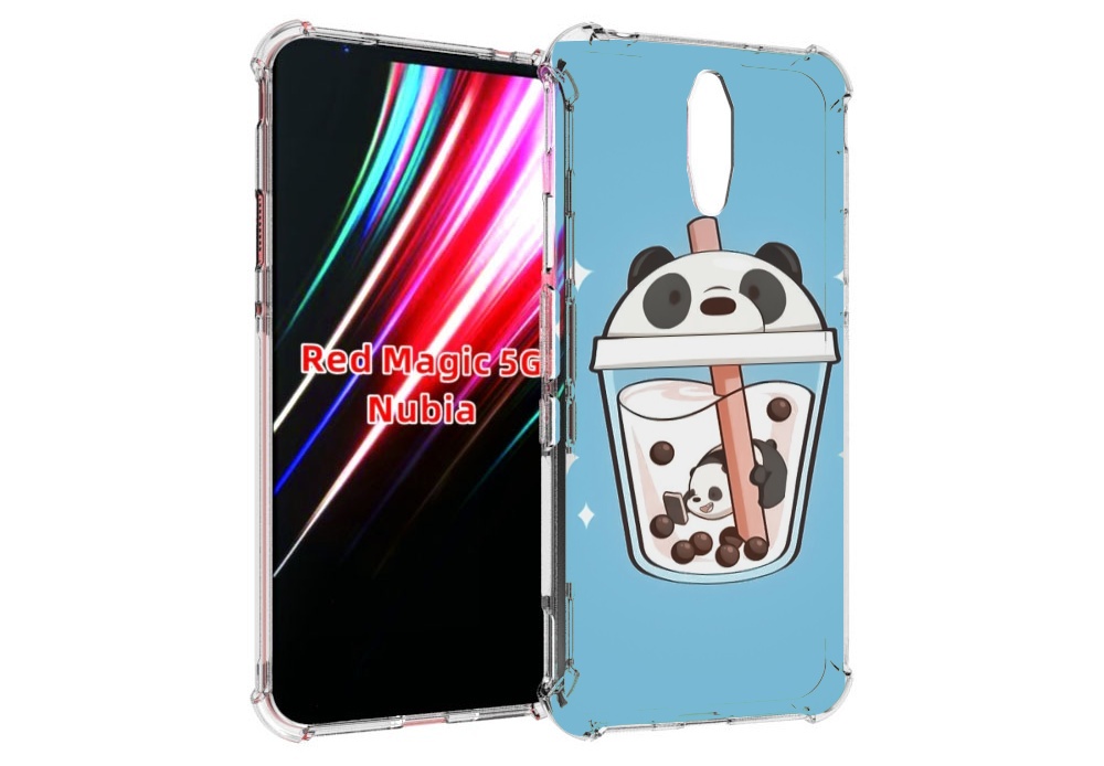 

Чехол MyPads Bubble tea для ZTE Nubia Red Magic 1 5G, Прозрачный, Tocco