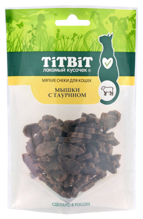 фото Лакомство для кошек titbit мышки с таурином, баранина, 50 г