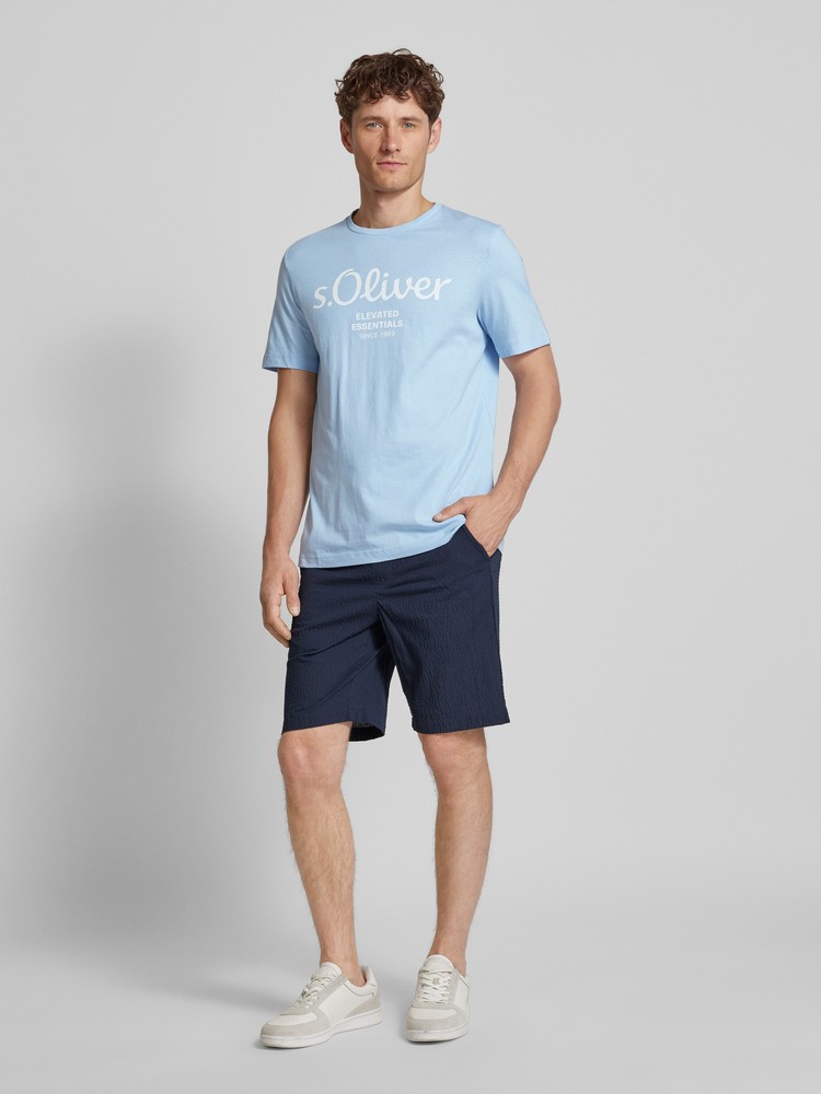 Футболка мужская sOliver 2146609 голубая XXL 4446₽