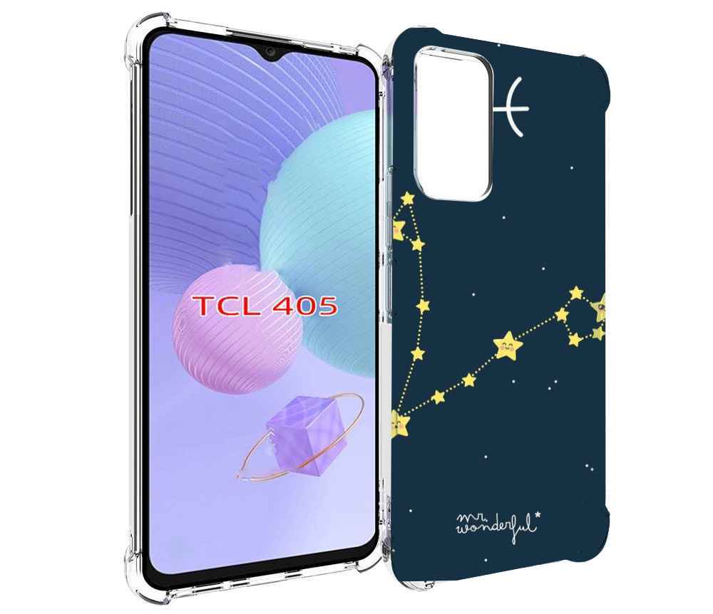 

Чехол MyPads знак зодиака рыбы 1 для TCL 405, Tocco