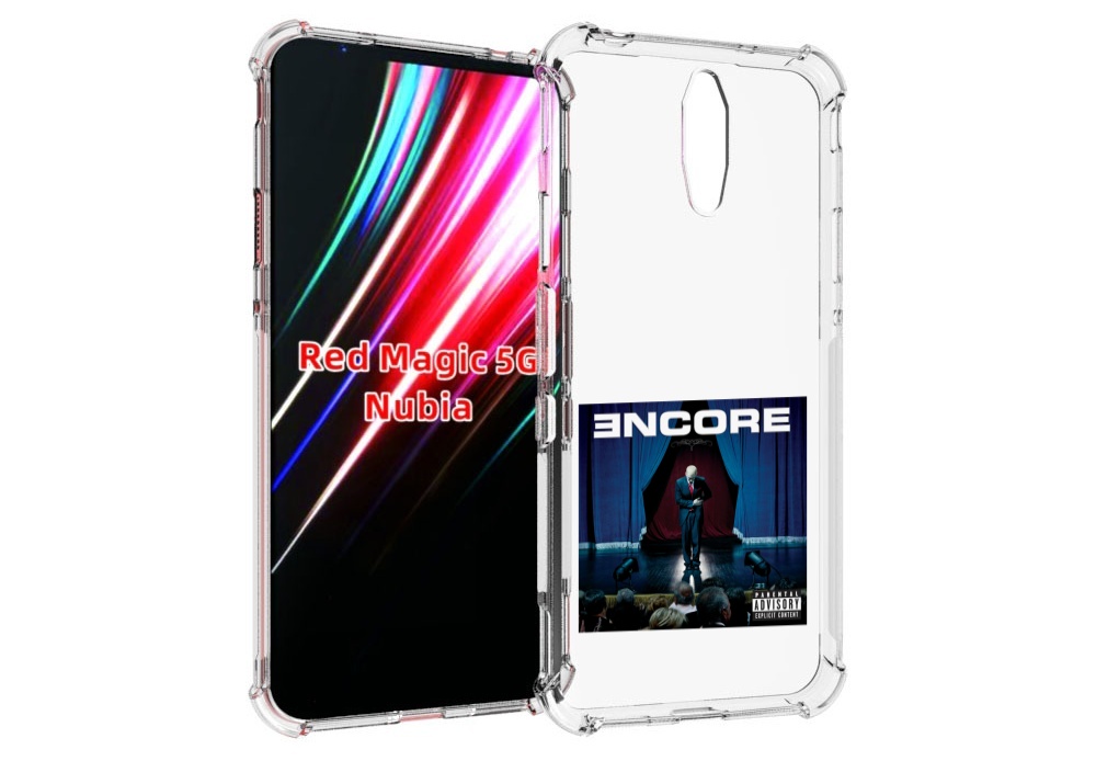 

Чехол MyPads ENCORE для ZTE Nubia Red Magic 1 5G, Прозрачный, Tocco