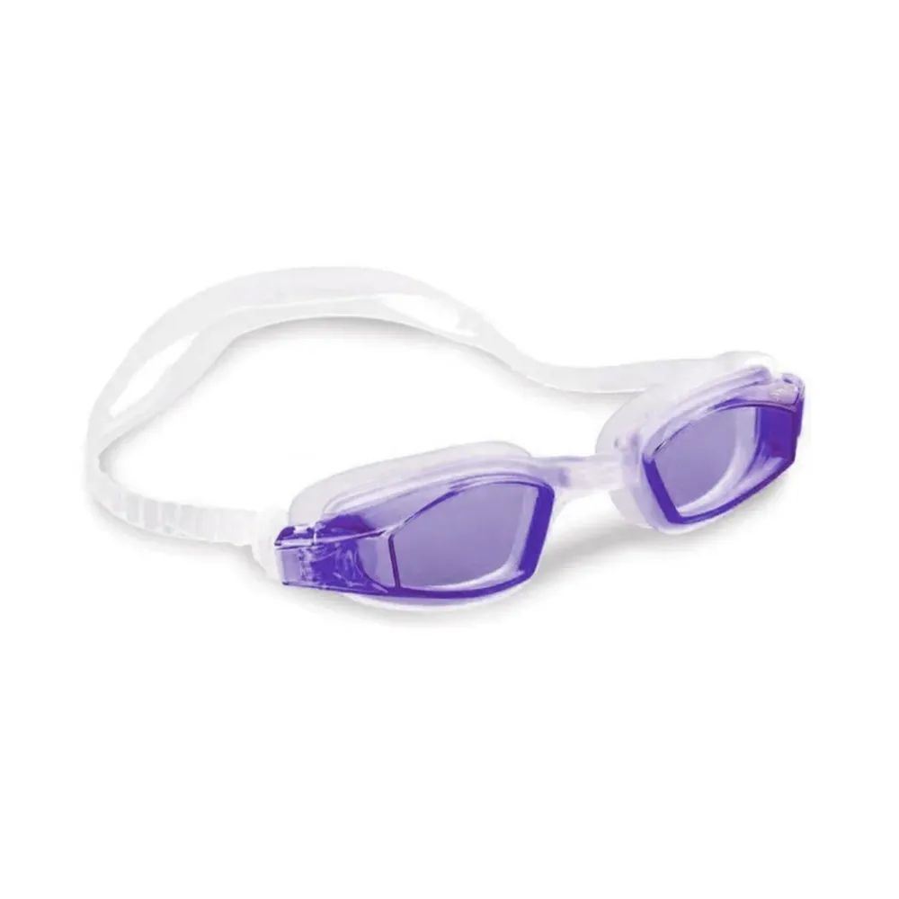 Очки для плавания Free Style Sport Goggles фиолетовые, от 8 лет