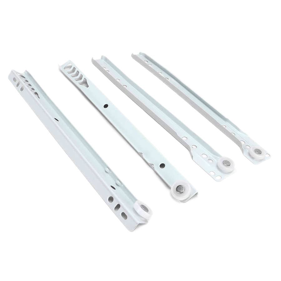 

Направляющие для ящиков роликовые Home is, 300 мм, Белый