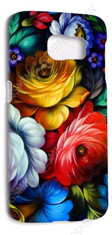 фото Чехол-накладка для samsung galaxy s6 edge g925f (белый) (дизайн 159) gsmin