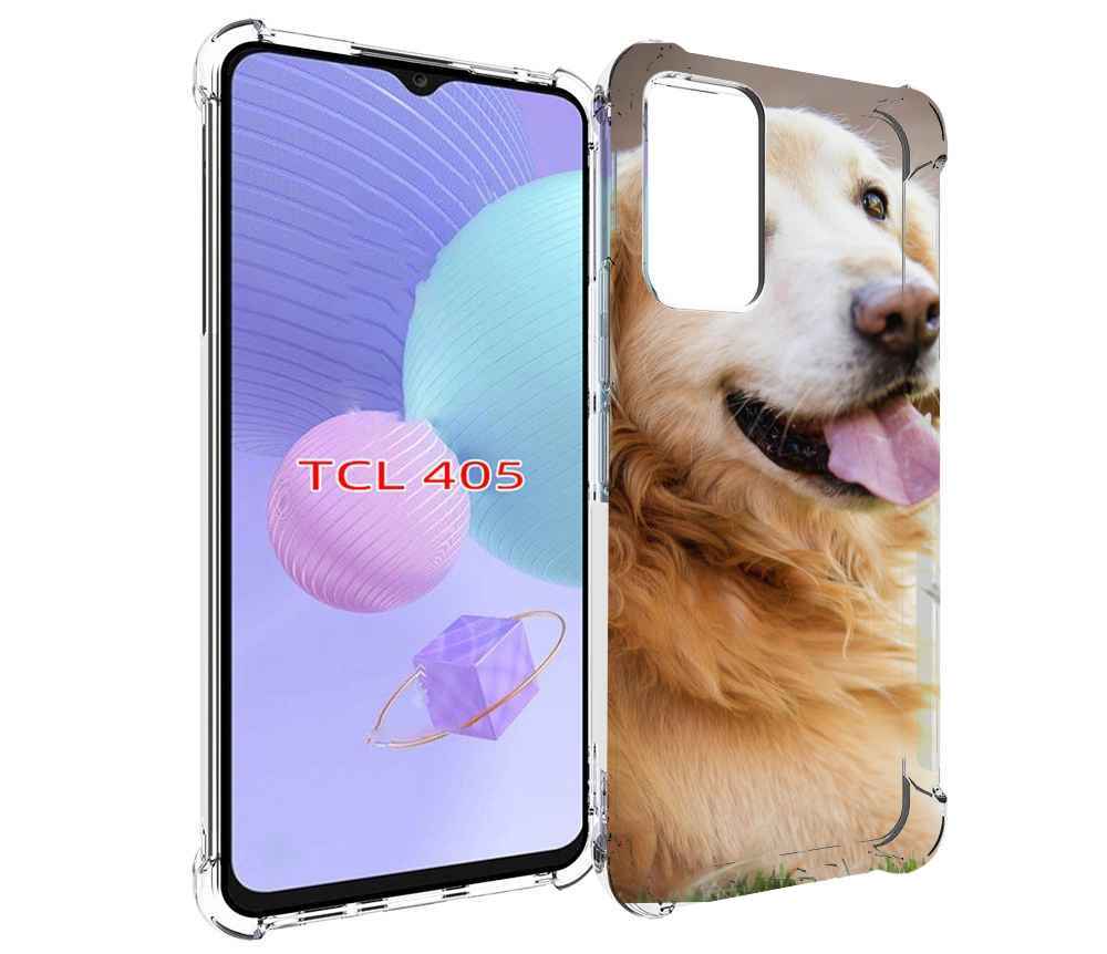 

Чехол MyPads золотистый ретривер для TCL 405, Tocco