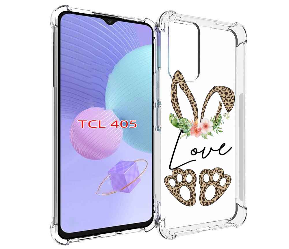 

Чехол MyPads золотые-лапки-и-ушки для TCL 405, Tocco
