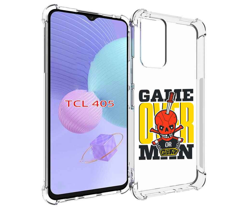 

Чехол MyPads игра-окончена-парень для TCL 405, Tocco