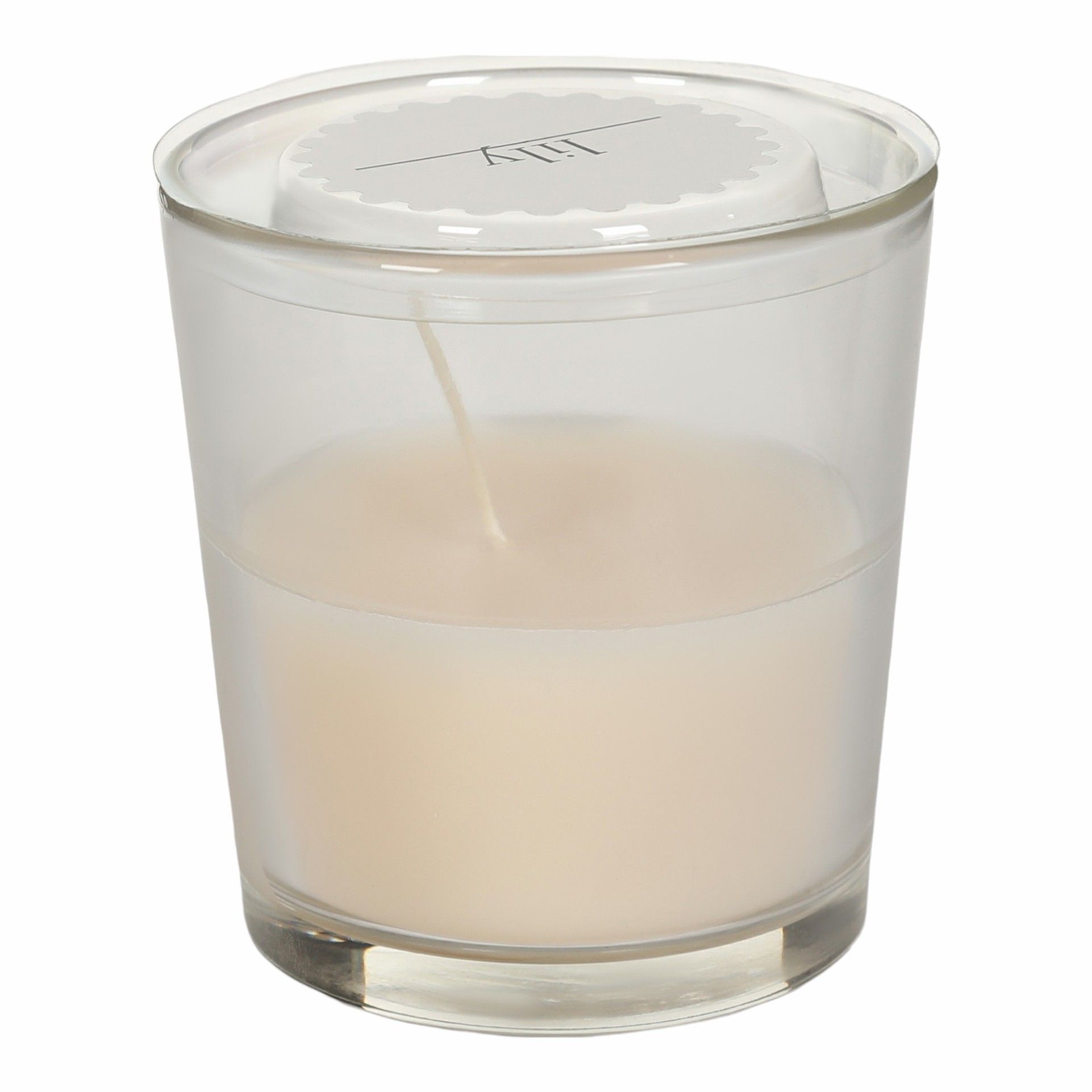 Свеча ароматическая в стакане Home Interiors Лилия кремовая