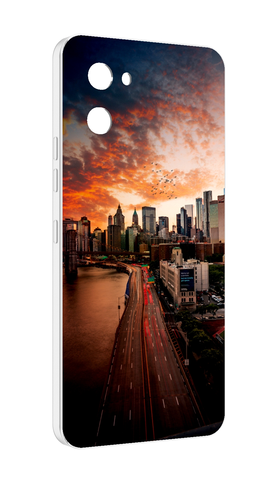

Чехол MyPads американский город фото для UMIDIGI G1, Прозрачный, Tocco