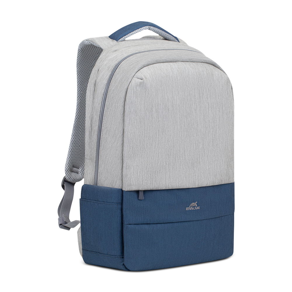 Рюкзак для ноутбука унисекс RIVACASE 7567 grey/dark blue  17.3