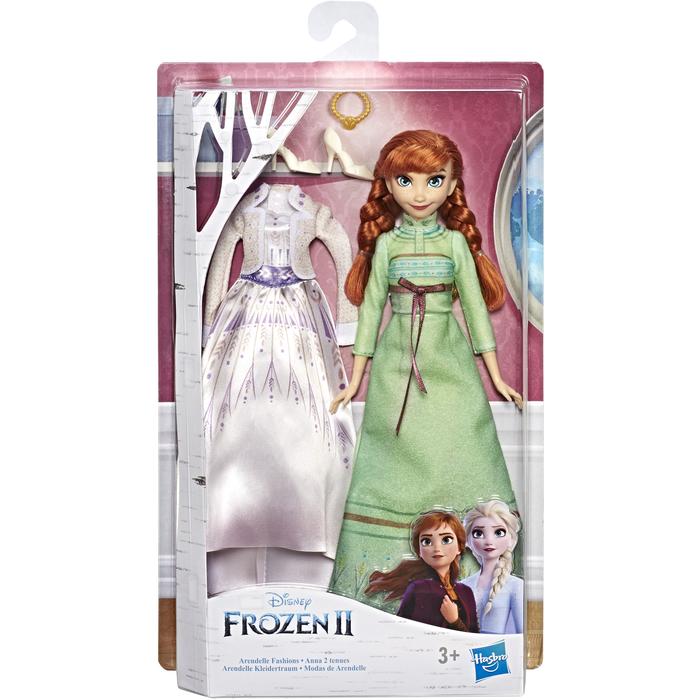 Кукла Hasbro Disney Frozen Холодное сердце 2 E5500/E6908 Анна с дополнительным нарядом