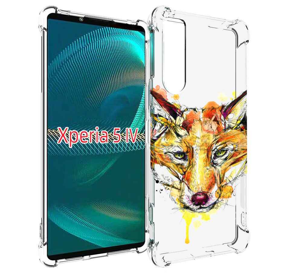 

Чехол MyPads Акварельная лиса для Sony Xperia 5 IV (5-4), Прозрачный, Tocco