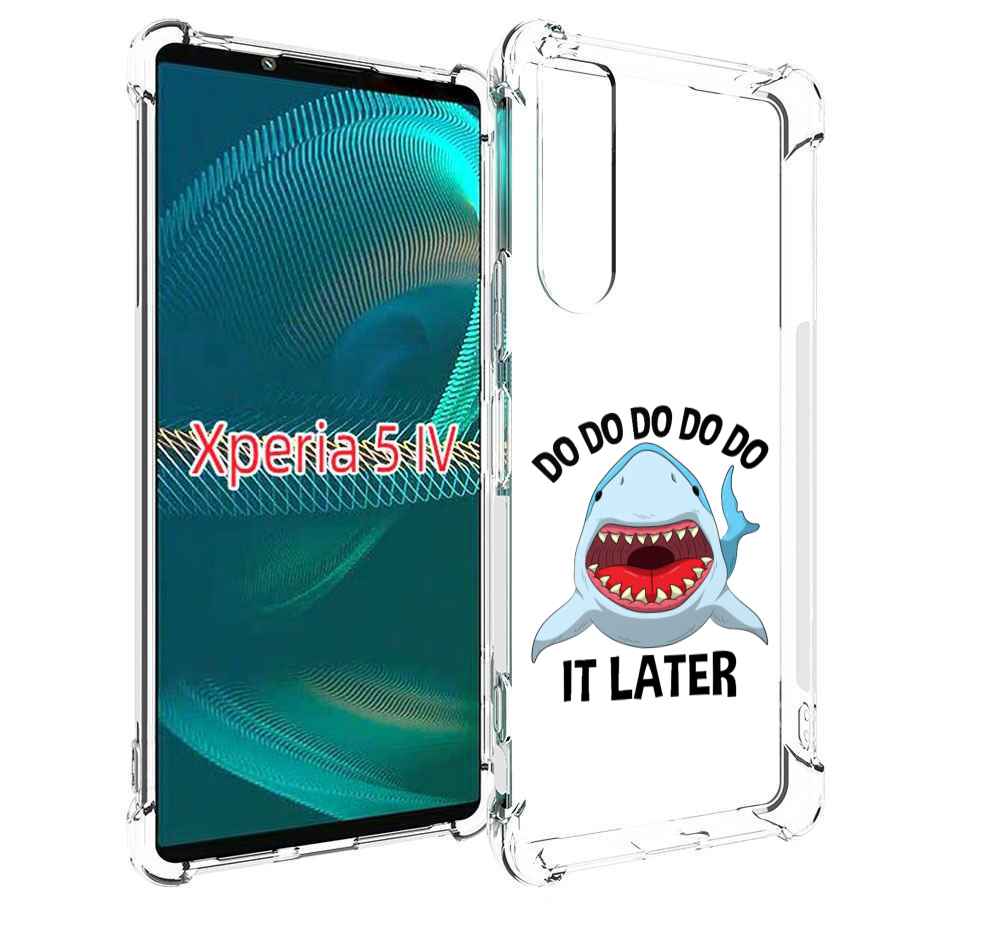 

Чехол MyPads Акула для Sony Xperia 5 IV (5-4), Прозрачный, Tocco