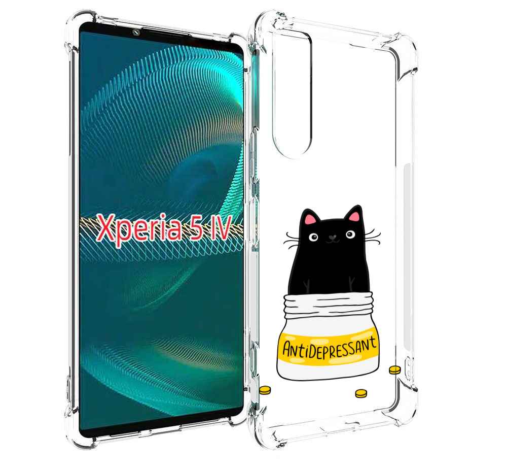 

Чехол MyPads Антидеприсан для Sony Xperia 5 IV (5-4), Прозрачный, Tocco