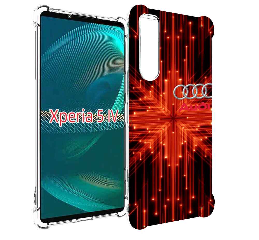

Чехол MyPads Ауди-на-неоновом-фоне для Sony Xperia 5 IV (5-4), Прозрачный, Tocco