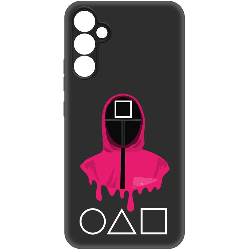 

Чехол-накладка Софт Игра в кальмара-Начальник для Samsung Galaxy A34 5G (A346), Черный