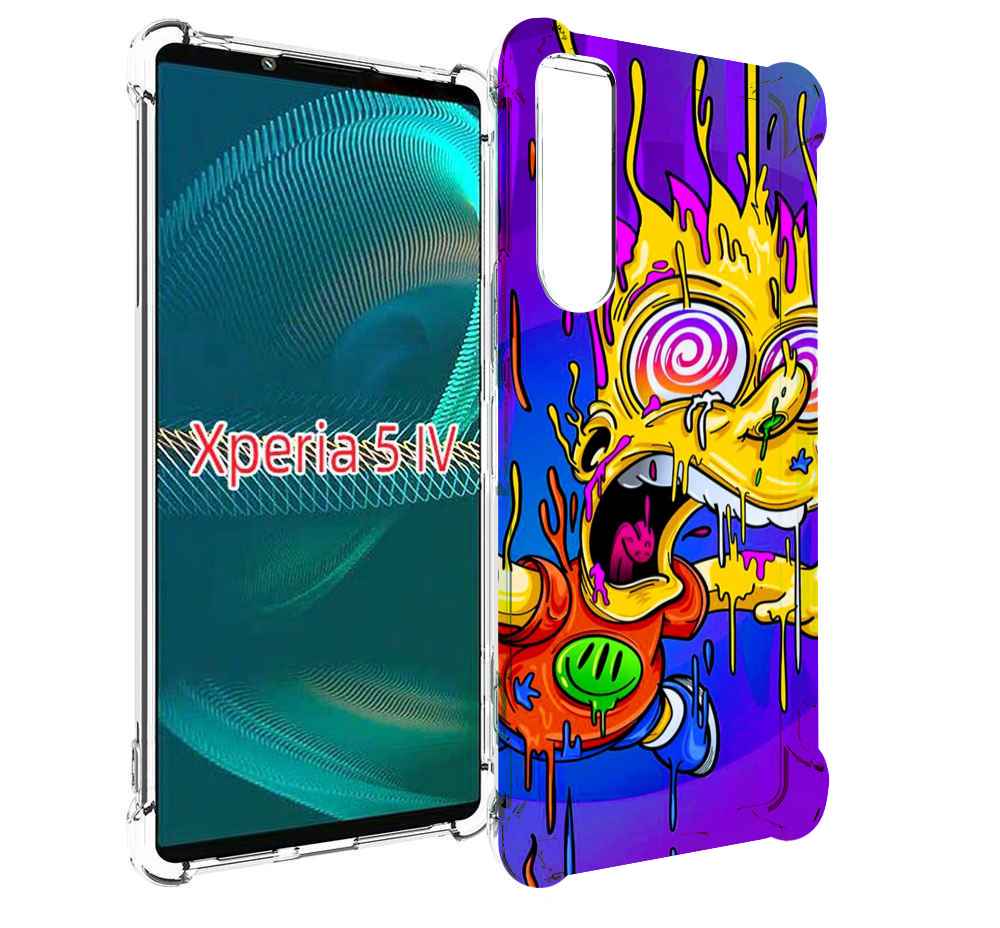 

Чехол MyPads Барт-арт-стрит для Sony Xperia 5 IV (5-4), Прозрачный, Tocco