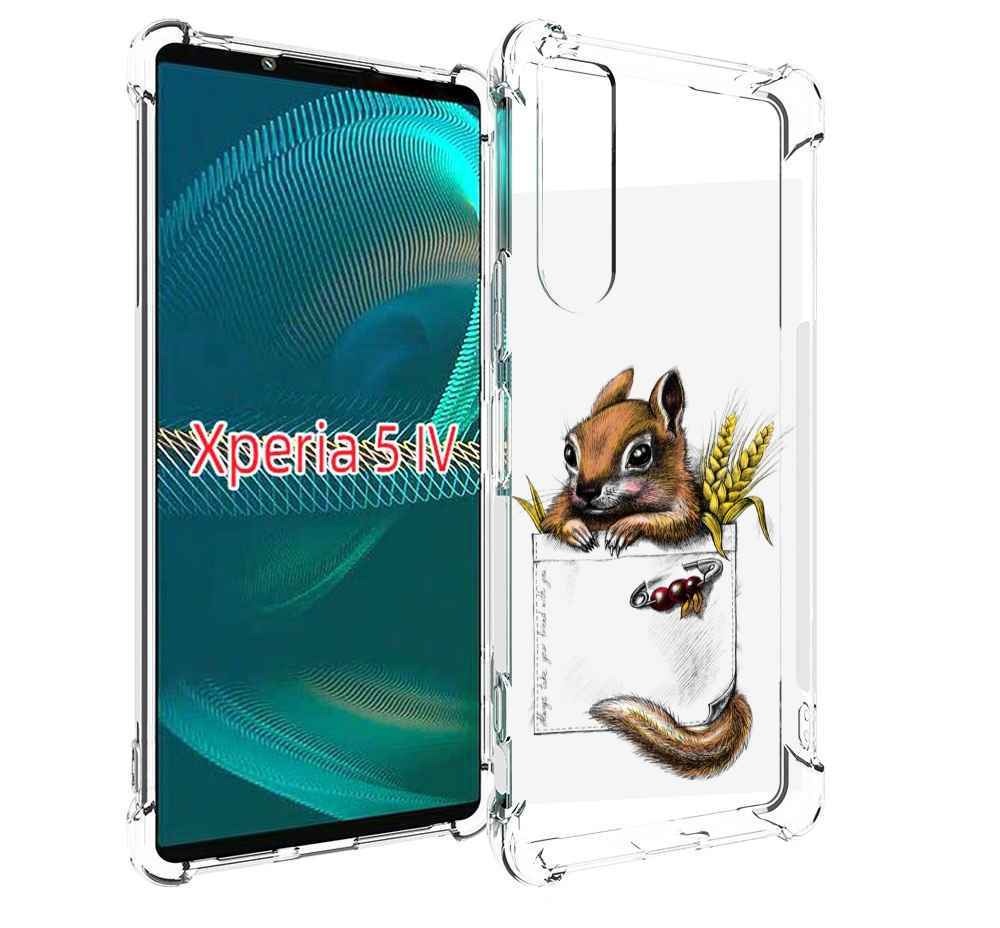 

Чехол MyPads Белочка для Sony Xperia 5 IV (5-4), Прозрачный, Tocco