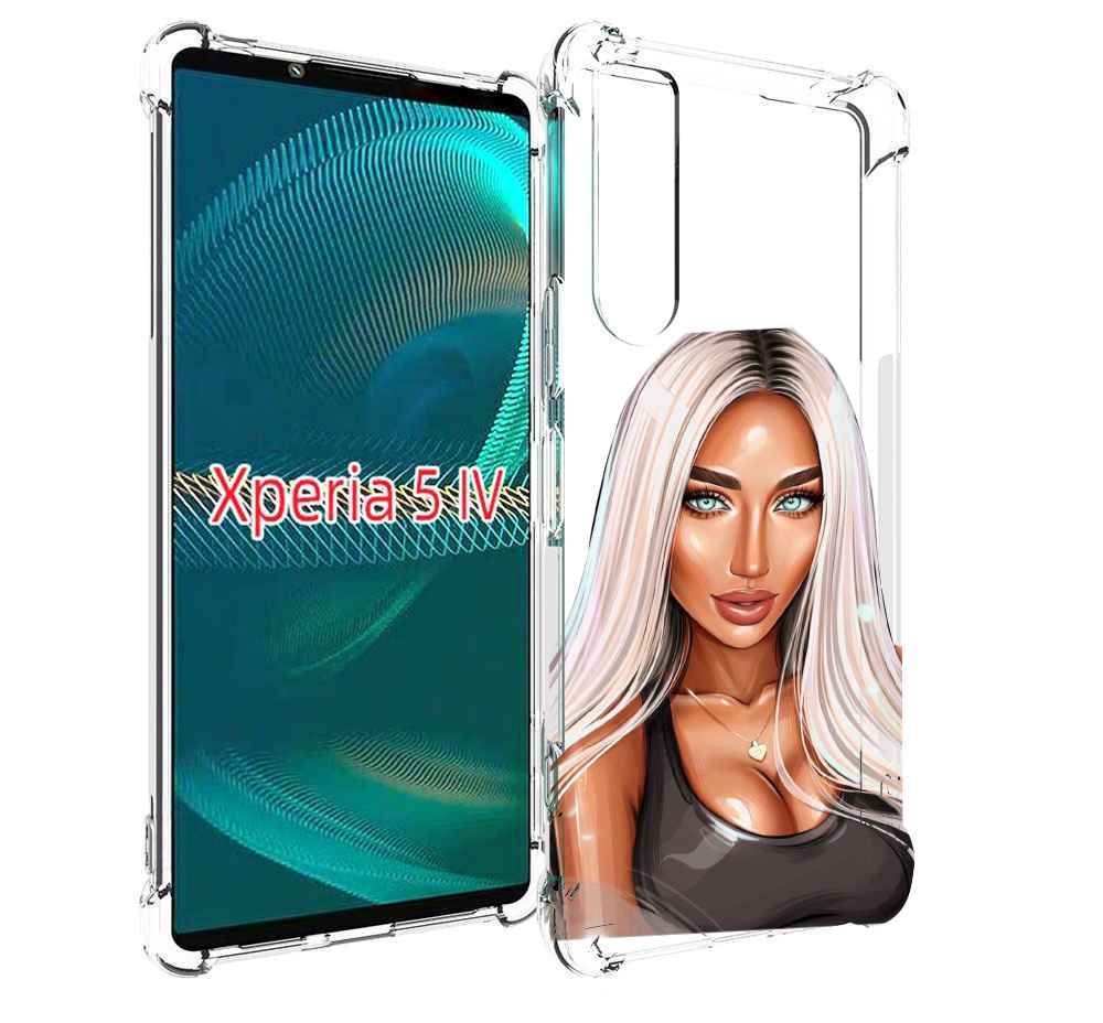 

Чехол MyPads Блондинка женский для Sony Xperia 5 IV (5-4), Прозрачный, Tocco