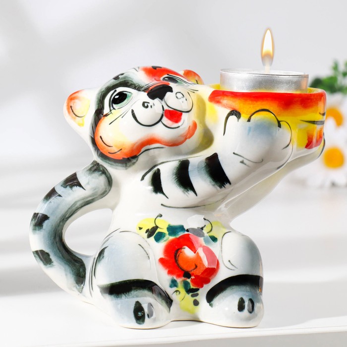 

Подсвечник "Кот", цвет