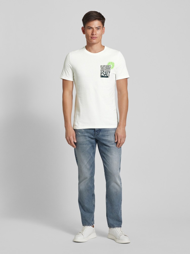

Футболка мужская s.Oliver 2146577 белая XL, Белый, 2146577