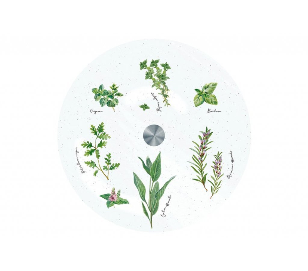 

Блюдо стеклянное вращающееся Herbarium Easy Life 32 см, Разноцветный, 55524-03