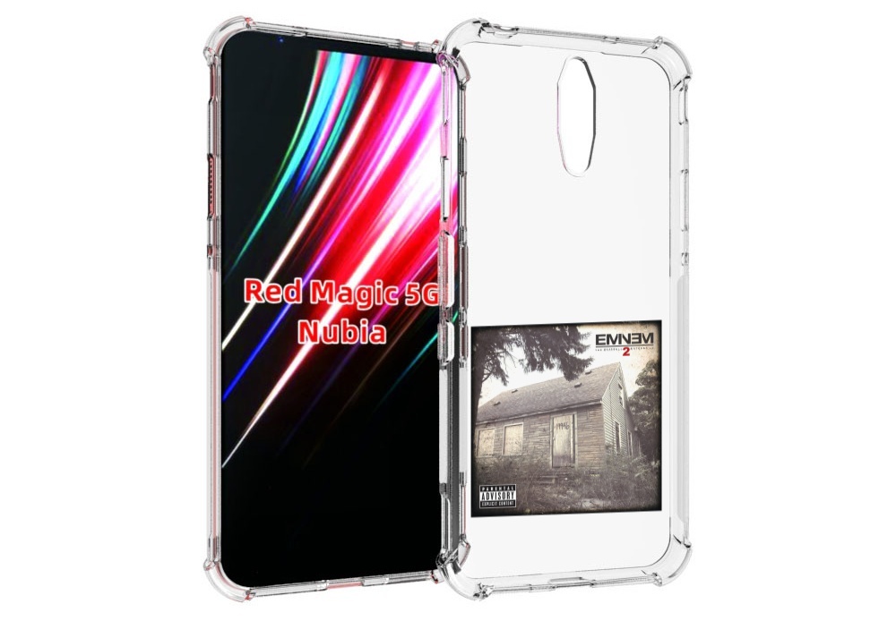 Чехол MyPads Eminem THE MARSHALL MATHERS LP 2 для ZTE Nubia Red Magic 1 5G