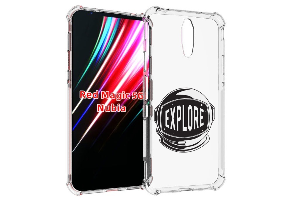 

Чехол MyPads Explore для ZTE Nubia Red Magic 1 5G, Прозрачный, Tocco