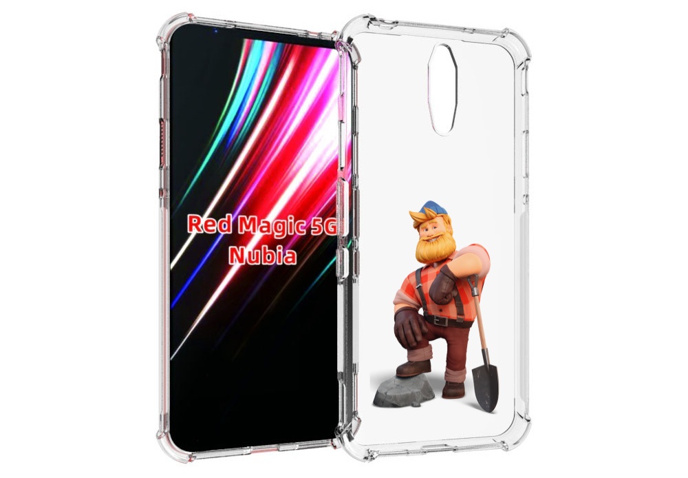

Чехол MyPads FarmVille-2 для ZTE Nubia Red Magic 1 5G, Прозрачный, Tocco