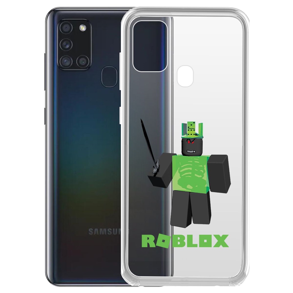 

Чехол-накладка Roblox-1x1x1x1x1 для Samsung Galaxy A21s (A217), Прозрачный
