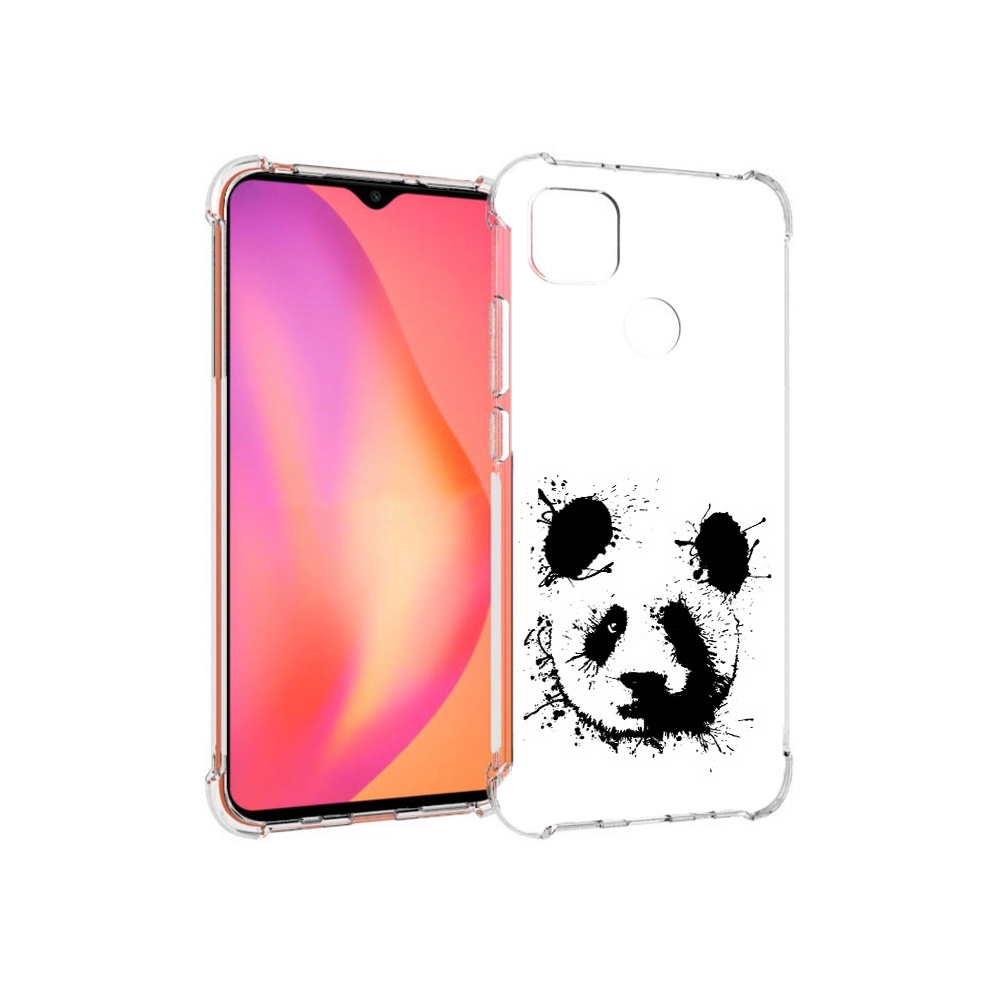 

Чехол MyPads Tocco для Xiaomi Redmi 9C клякса-панда (PT152115.265.389), Прозрачный, Tocco