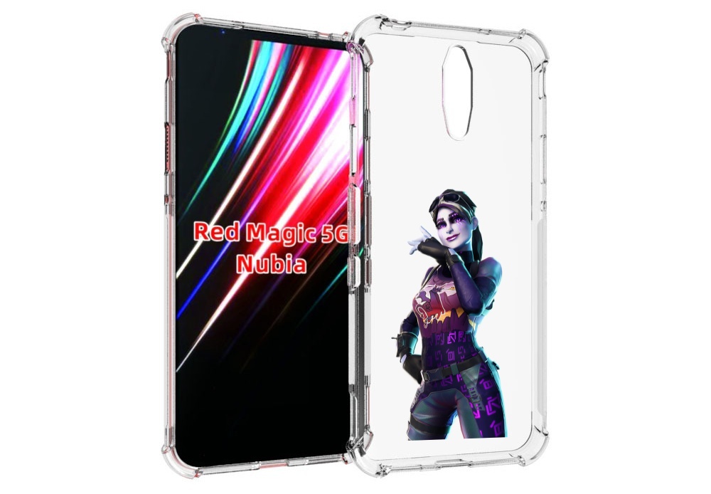 

Чехол MyPads Fortnite-3 для ZTE Nubia Red Magic 1 5G, Прозрачный, Tocco