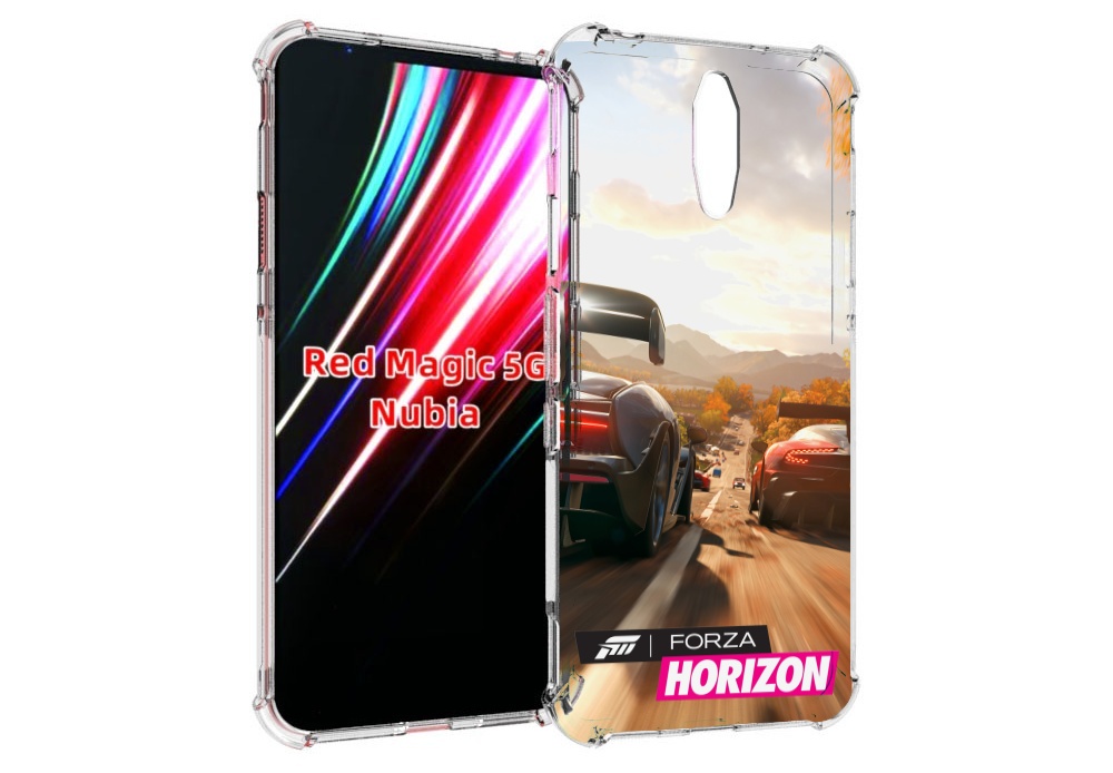 

Чехол MyPads Forza Horizon для ZTE Nubia Red Magic 1 5G, Прозрачный, Tocco