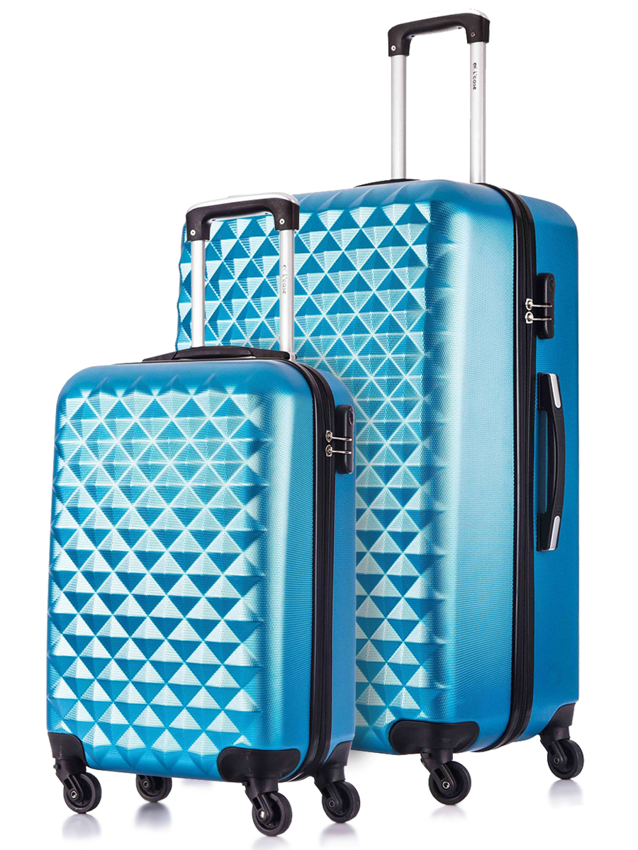Комплект чемоданов унисекс L'Case Phatthaya светло-синий, S/L