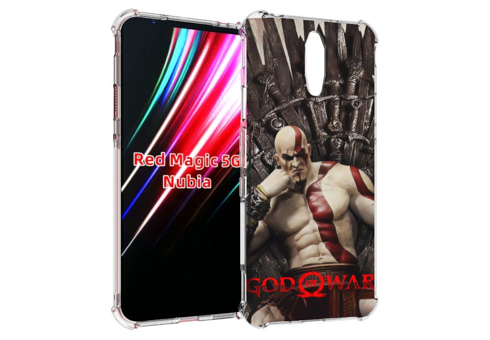 Чехол MyPads God of War Кратос для ZTE Nubia Red Magic 1 5G