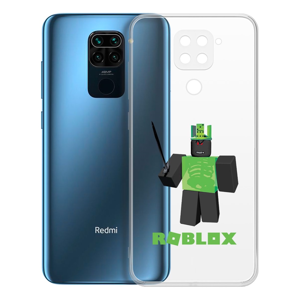 

Чехол-накладка Roblox-1x1x1x1x1 для Xiaomi Redmi Note 9, Прозрачный