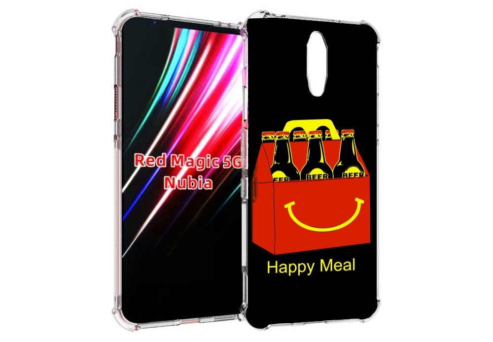 

Чехол MyPads Happy Meal для ZTE Nubia Red Magic 1 5G, Прозрачный, Tocco