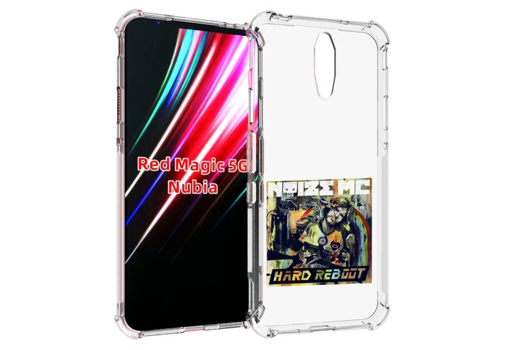 

Чехол MyPads Hard Reboot Noize MC для ZTE Nubia Red Magic 1 5G, Прозрачный, Tocco