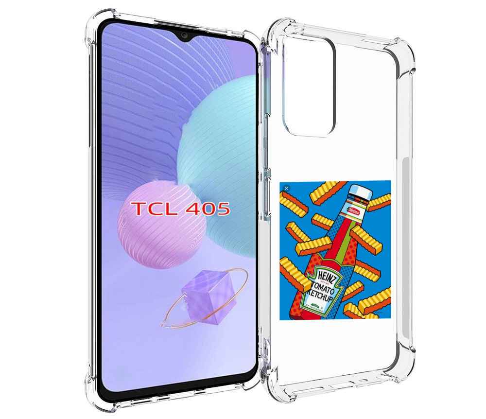 

Чехол MyPads картошка с соусом для TCL 405, Tocco