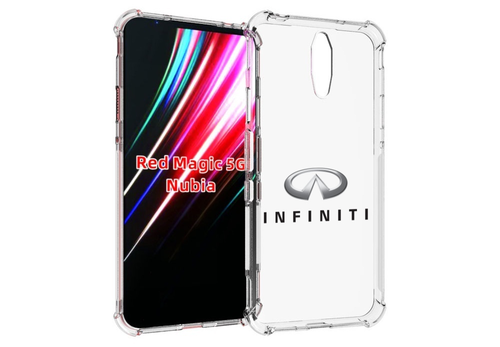Чехол MyPads Infiniti-3 мужской для ZTE Nubia Red Magic 1 5G