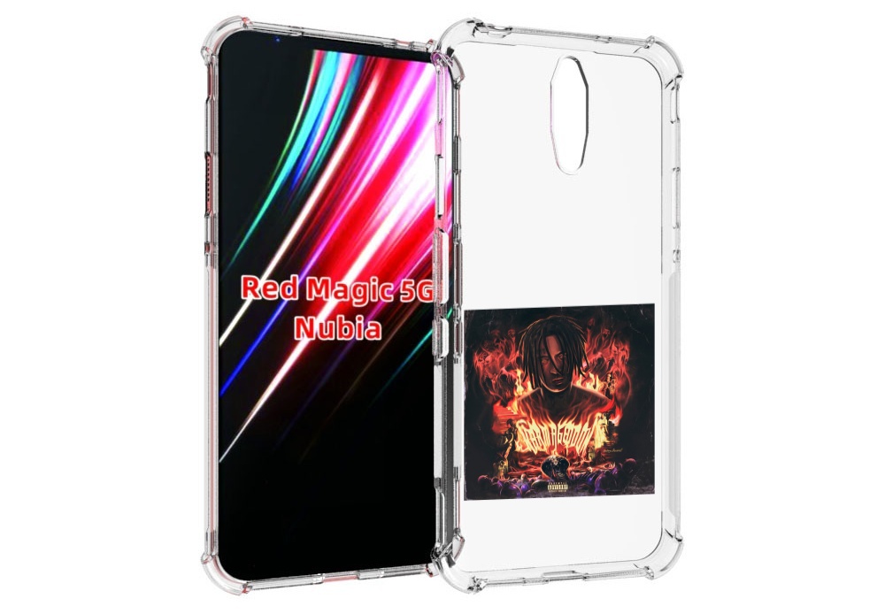 

Чехол MyPads Karmageddon Kizaru для ZTE Nubia Red Magic 1 5G, Прозрачный, Tocco