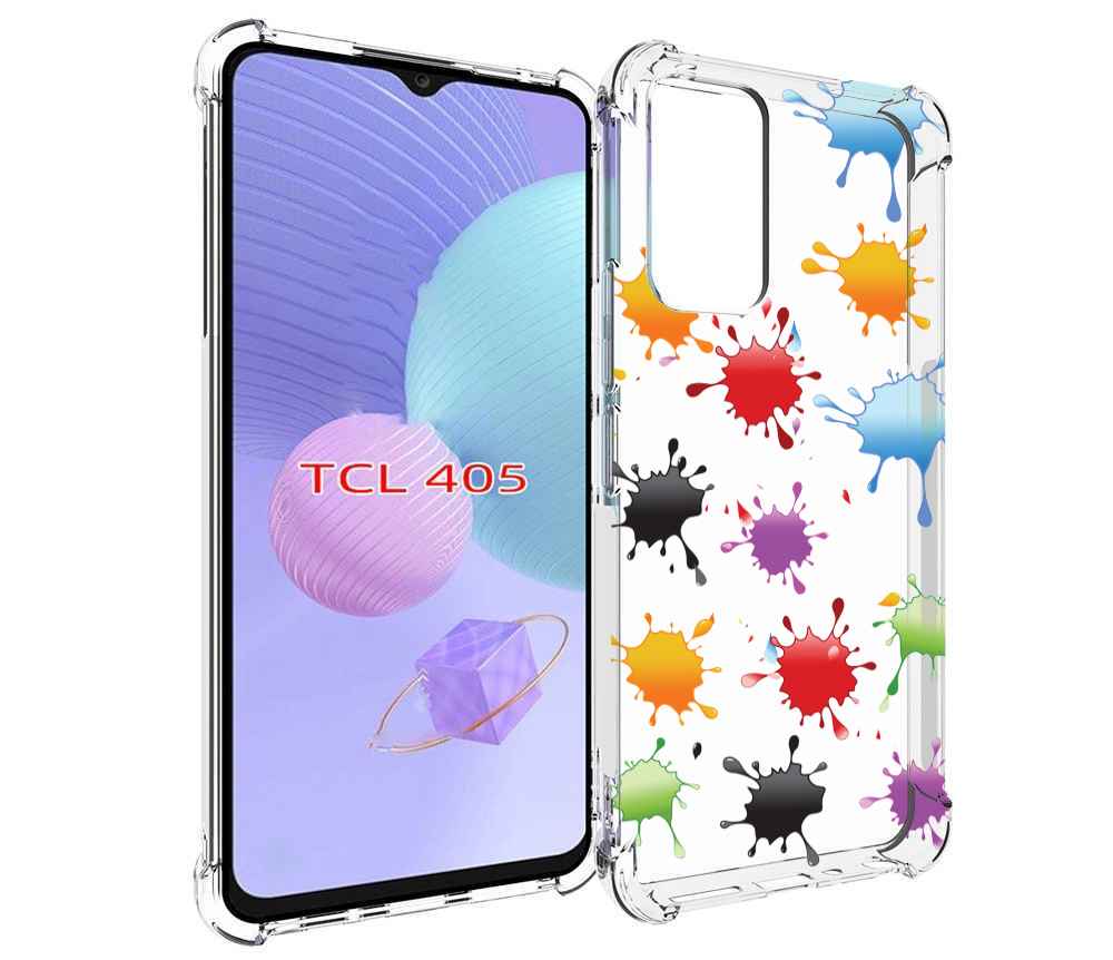 

Чехол MyPads кляксы для TCL 405, Tocco