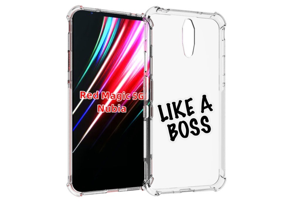 

Чехол MyPads Like-a-boss для ZTE Nubia Red Magic 1 5G, Прозрачный, Tocco