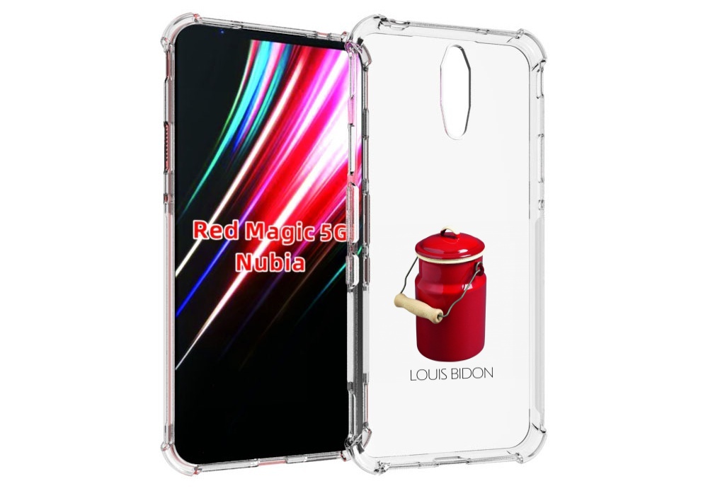 

Чехол MyPads Louis-bidon для ZTE Nubia Red Magic 1 5G, Прозрачный, Tocco
